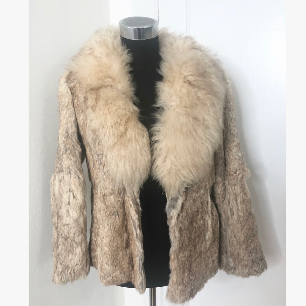 Vintage Rabbit fur jacket
